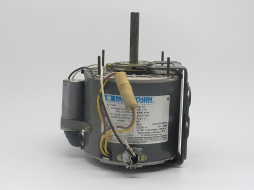 Marathon Electric 1/4HP 1075RPM 115V 48Y TENV 1Ph 4.1A 60Hz SHELF WEAR NOP
