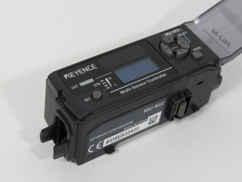 Keyence MU-N12 Laser Sensor Controller Expansion Unit 24VDC 1185mA 20mA USED