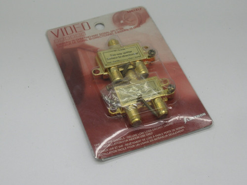 Lectron 0601417 Two-Way Signal Splitter 5-900MHz 70 OHM 2 PACK NEW