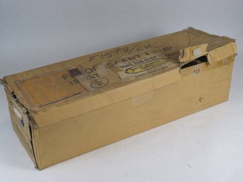 Generic F15T8/CW Cool White Fluorescent Bulb Lot of 9 BOX DAMAGE NEW