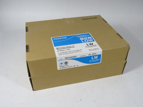 Fujifilm LW-R270-10M-1 Pressure Measurement Film Low Pressure 270mm x 10m NEW