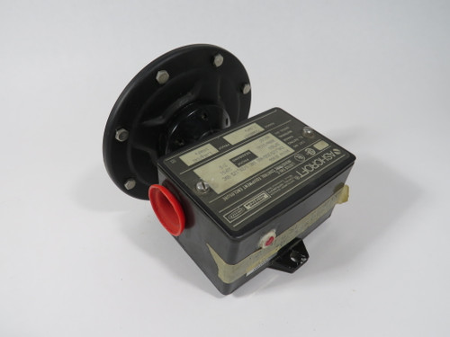 Ashcroft B424B-XFM06 Pressure Switch 20 psi 30" H20 15A@125/250/480V USED