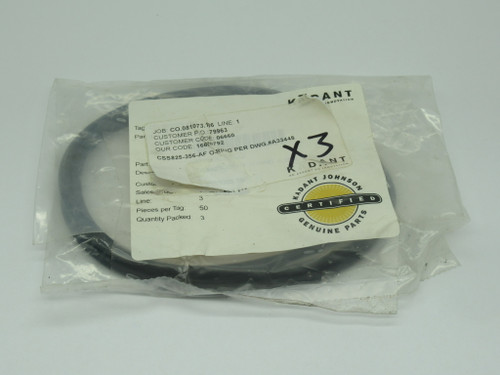 Kadant Johnson CSS825-356-AF O-Ring 5.35" ID 5.77" OD 3-Pack NWB