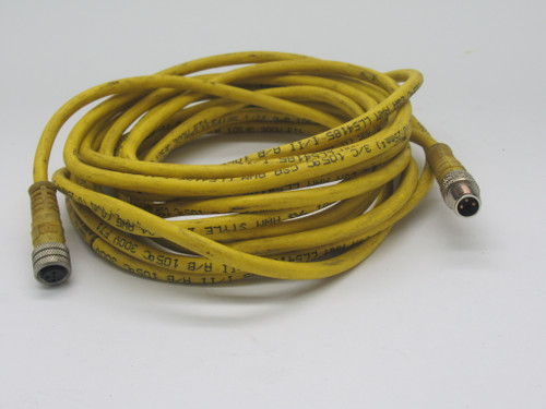 Brad Harrison 443030A10M040 Straight Male/Female Cordset 4A 60AC/75DC 4M USED