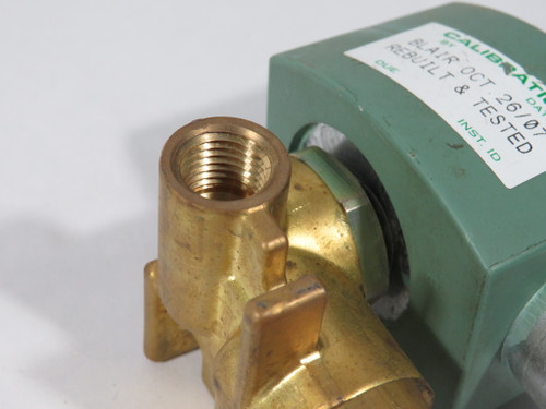 Asco 8345G1 Solenoid Valve 1/4" NPT 120V@60Hz 110V@50Hz 10-150 psi USED