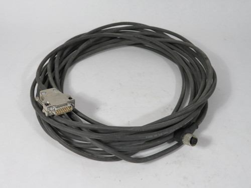 Festo 550319 NEBM-M12W8-E-10-N-S1G15 Encoder Cable 10m 8-Pin 24VDC NO LABEL USED