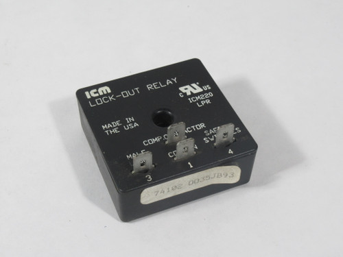 ICM ICM220 Lockout Protection Relay 18-30V 2A 50/60Hz SPDT USED