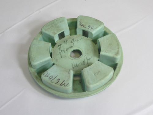Magnaloy M670H5 Hytrel Flexible Coupling Insert 5.96" OD 2.8" ID 1.14" W USED