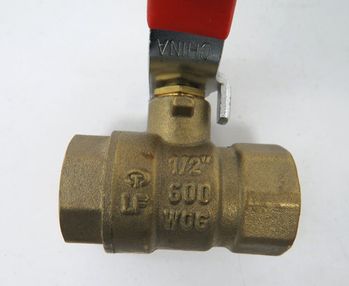 Aqua Dynamic 1197-003 1/2" Ball Valve 600WOG Brass Female USED