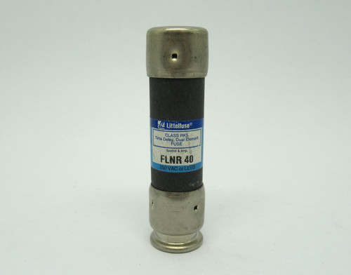 Littelfuse FLNR-40 Time Delay Fuse Dual Element 40A 250V USED