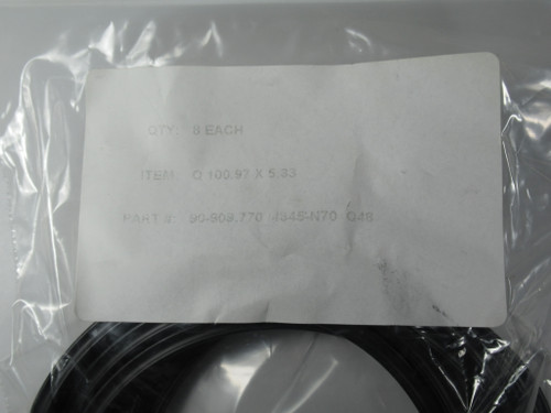 Metric Seals Inc. 4345-N70-Q48 NBR Quad O-Ring 100.97x5.33mm 8-Pack NWB