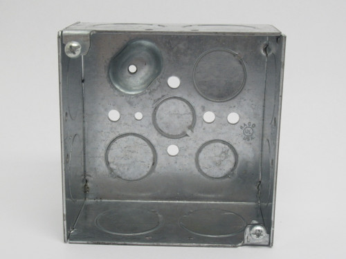 Raco 233 4" Square Electrical Box 2-1/8" Deep 1/2-3/4-1" Knockouts NOP
