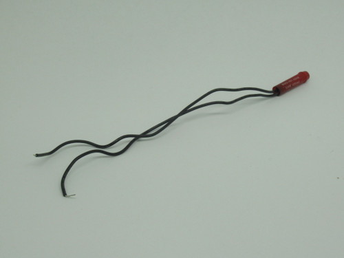 VCC 6063-001-634R Panel Mount Indicator Lamp Red 1/4W 125VAC USED