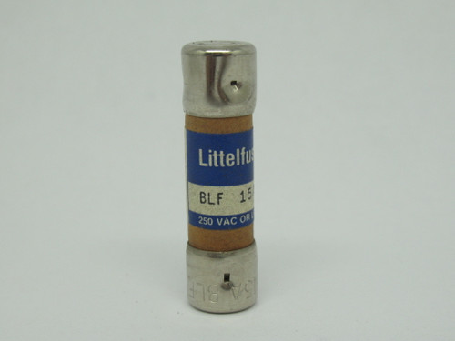 Littelfuse BLF-15 Fast Acting Fiber Body Fuse 15A 250VAC USED