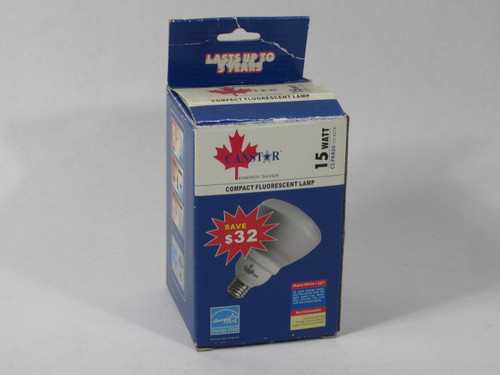 Canstar CSPAR30-15/827K Compact Fluorescent Lamp 15W 130V 60Hz NEW