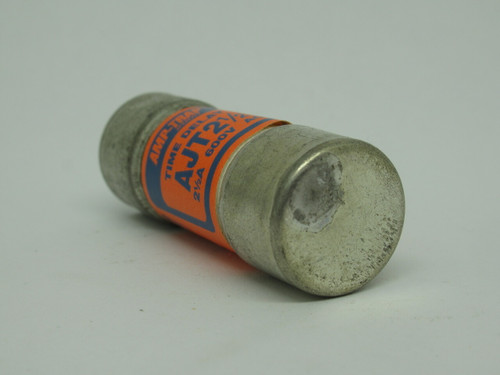 Gould Shawmut AJT2-1/2 Amp-Trap 2000 Time Delay Fuse 2-1/2A 600VAC 500VDC USED