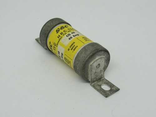 GEC CIS-40 Closed Hole Bolt-On Fuse 40A 660V@60Hz 460VDC USED