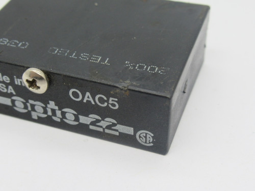 Opto 22 OAC5 Digital Output Module 12-140VAC 5VDC Logic *CHIPPED* USED