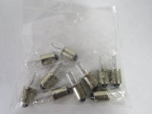 Haskellite SP-120 Miniature Bulb BA9S Base 48V 0.04A 2W 10-Pack NEW
