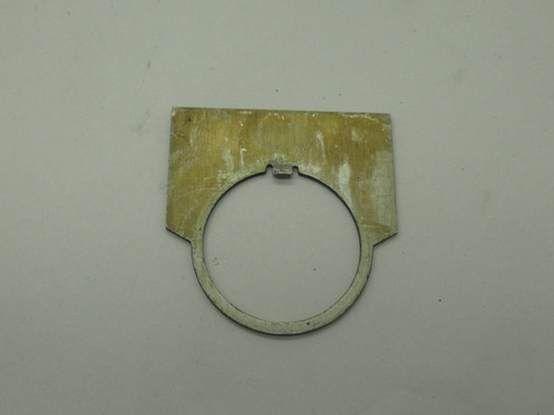 Allen-Bradley 800MR-W20 Bulletin Legend Plate (Stop) USED