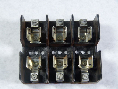Gould Shawmut 60308J Class J Fuse Holder 30A 600V 3-Pole USED