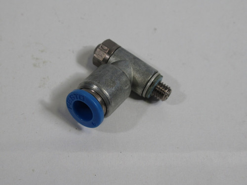 Festo GRLA-M5-QS-6-D Standard One-Way Flow Control Valve USED