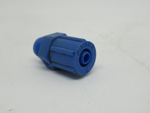 Festo 6254 CK-1/8-PK-4-KU Quick Connector G1/8" Male Thread 6mm Tube OD USED