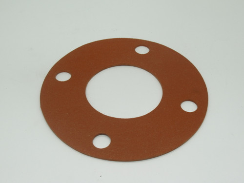 Generic SBR Gasket Full Face 7-1/2"OD 3-1/2"ID 1/8"T 4x 3/4" Bolt Hole NOP