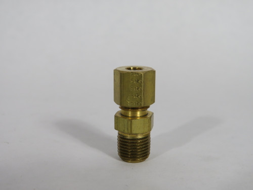 Eaton 68X3 Brass Male Compression Connector 3/16" Tube USED