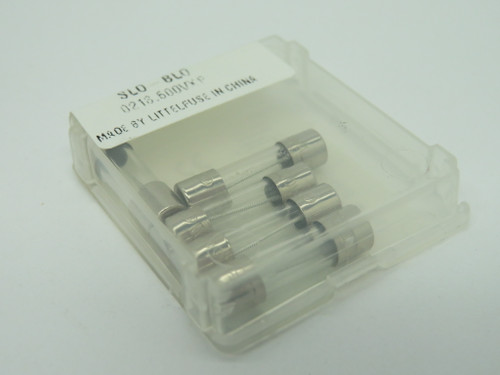 Littelfuse 0218.500VXP Time Delay Glass Fuse 5/10A 250V 5-Pack NEW