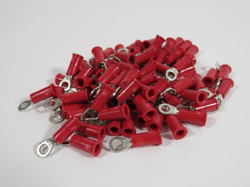 Generic Insulated Ring Tongue Terminal 22-18AWG #6 Stud Lot of 83 NOP