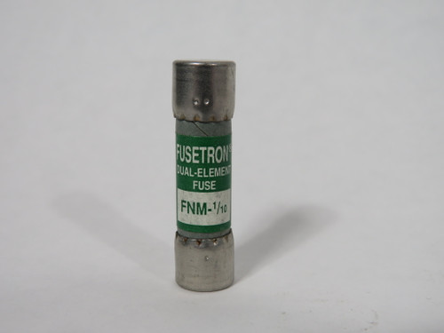 Bussmann Fusetron FNM-1/10 Dual Element Fuse 1/10A 250V USED
