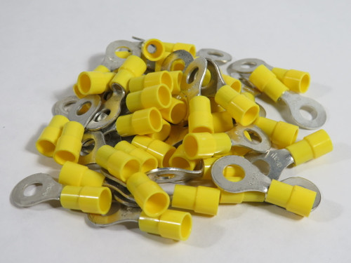Generic H12-10 Insulated Ring Tongue Terminal 12-10AWG 1/4" M6 Stud Lot/42 NOP