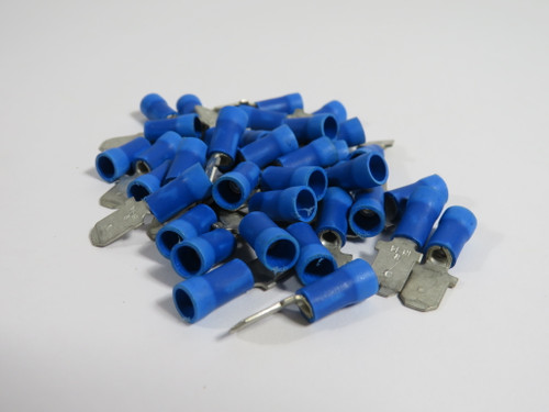 Generic Insulated Male Push-On Terminal 16-14AWG .250" Tab Lot of 36 NOP