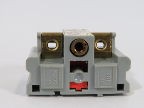IDEC BST-001 Contact Block 1NC 600V 10A *Missing Contact Screws* USED