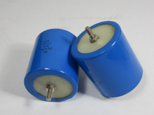LCR 785 Capacitor 2MFD +/-10% 300V Lot of 2 USED
