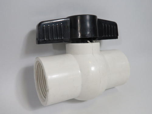 BII 0929NL PVC Molded-in-Place Ball Valve 1-1/4" Thread x Thread ! NWB !