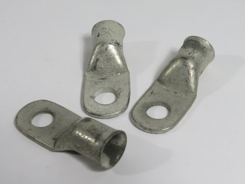 Generic Heavy Duty Ring Terminal Cable Lug 2/0AWG 3/8" M10 Stud Lot of 3 NOP