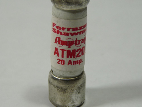 Ferraz Shawmut ATM20 Fast Acting Fuse 20A 600V USED
