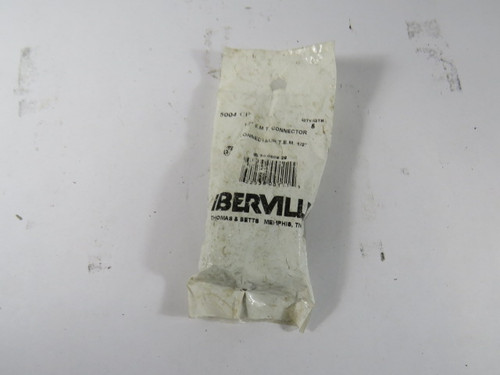 Iberville 5004-CP 1/2" EMT Set Screw Connector (5 Pack) ! NWB !