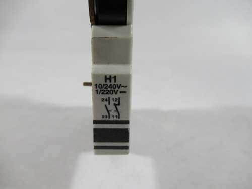 ABL Sursum H11U Auxiliary Contact Block 10/240VAC 1/220VDC 1NO 1NC  USED
