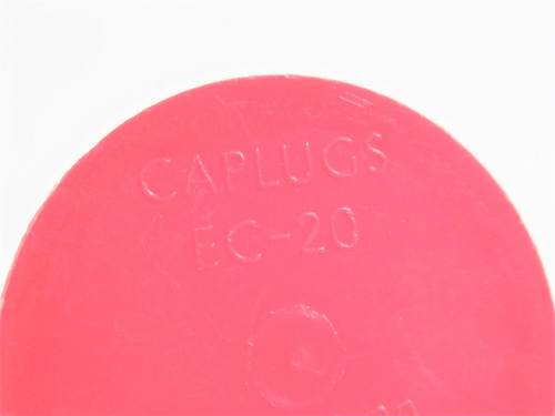 Caplugs EC-20 Threaded Connector Cap 1-1/4" Nominal Thread Size Set of 2 NOP