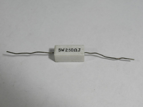 Generic 5W250OHM Ceramic Cement Wirewound Resistor 5W 250Ohm USED