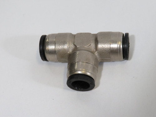 Numatics N110-010-000 Union Tee Pneumatic Fitting 10mm OD USED