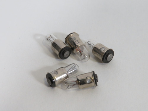 Spectro 381 Miniature Lamp 6.3V 0.2A Midget Flange Base Lot of 5 USED