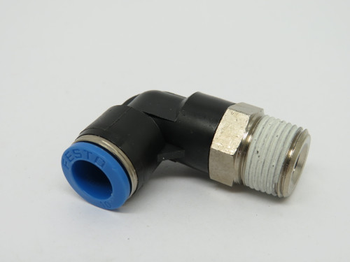 Festo 153052 QSL-3/8-10 Push-In L-Fitting R3/8 Thread 10mm Tube OD ! NOP !
