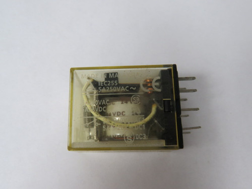 Omron MY2-DC24 Relay 24VDC 5A@240VAC/28VDC 8-Pin USED