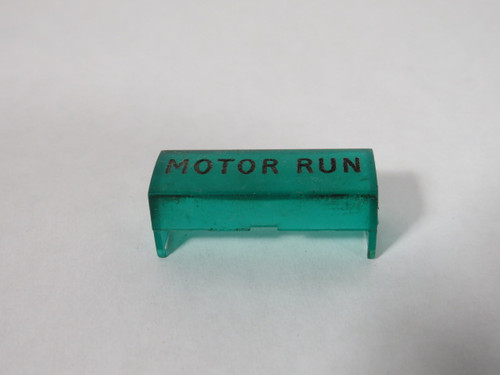 Cutler-Hammer E30KJ23 Green Type J Lens "MOTOR RUN" USED