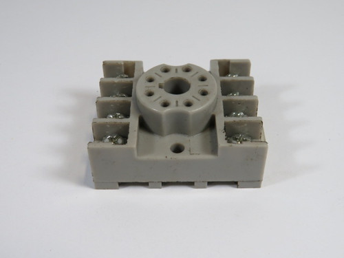 Allen-Bradley 700-HN125 Relay Socket Ser. A 300V 10A 8 Pin Grey USED