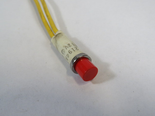 Chicago Miniature 2194A1-12V Panel Mount Indicator 12V 1W RED USED